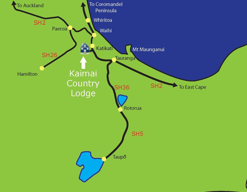 كاتيكاتي Kaimai Country Lodge المظهر الخارجي الصورة